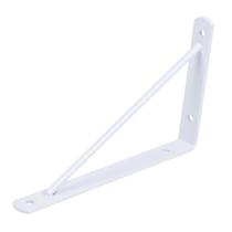 Kit 12 Suporte Mão Francesa Metal Branco 30cm Overtime Kit 12 Suporte Mão Francesa Metal Branco 30cm Overtime