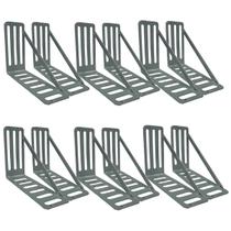 Kit 12 Suporte Para Cabeceira Cama Box Par De Framer 330x60 Aço Galvanizado
