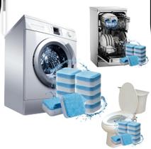 Kit 12 Tabletes Pastilhas Limpar Máquina Lavar Roupa Limpeza Kit 12 Tabletes Pastilhas Limpar Máquina Lavar Roupa Limpeza