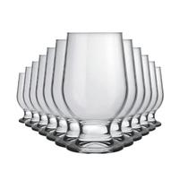 kit 12 Taça Cerveja Vidro Incolor Paulista 300ml Nadir