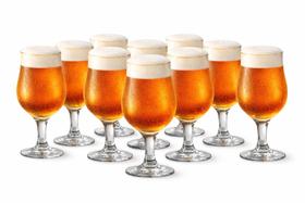 Kit 12 Taças De Cerveja Copo De Cerveja Jogo Conjunto 12pcs Transparente