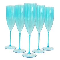 Kit 12 Taças de Champanhe Acrílico 160ml - Cristal & Colorido Elegância Estilo p/ Eventos e Festas Kit 12 Taças de Champanhe Acrílico 160ml - Cristal & Colorido Elegância Estilo p/ Eventos e Festas