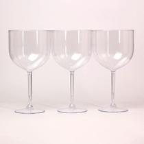Kit 12 Taças de Gin Tônica Transparente 580ml Acrílico Premium