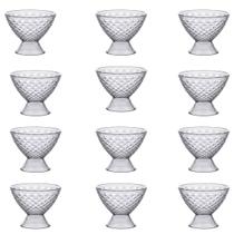 Kit 12 Taças Sobremesa Grande 400ml Acrilico Leve Resistente Doce Sorvete Festa Evento Buffet Infantil Luxxor Paramount