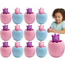 Kit 12 Tag Toys Ovos Sortidos De Unicórnio Macios Para Apertar E Relaxar