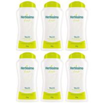 Kit 12 Talco Desodorante Herbíssimo Fresh 100G - Dana