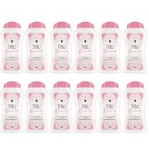 Kit 12 Talco Desodorante Perfumado Tabu Romance 100G - Dana