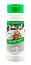 Kit 12 Talco P/ Cães Antisséptico Hipoalérgico Matacura 100g