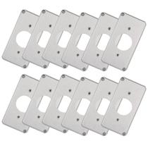 Kit 12 Tampa Condulete 1 Posto Tomada Redonda 1' Alumínio