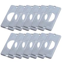 Kit 12 Tampa Condulete 1 Posto Tomada Redonda 3/4' Alumínio