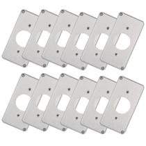 Kit 12 Tampa P/ Condulete 1 Posto Tomada Redonda 1' Alumínio Kit 12 Tampa P/ Condulete 1 Posto Tomada Redonda 1' Alumínio