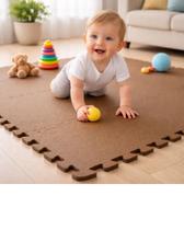 Kit 12 Tatames Tapetes EVA 50x50x1cm 10mm MARROM Chocolate Kit 12 Tatames Tapetes EVA 50x50x1cm 10mm MARROM Chocolate