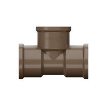 Kit 12 Te Pvc Marrom Soldavel 1 32mm Tigre Kit 12 Te Pvc Marrom Soldavel 1 32mm Tigre