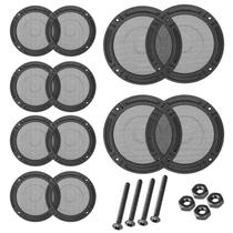 Kit 12 Tela Plástica 6 Polegadas Com Parafusos Grade Arlem