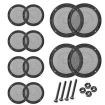 Kit 12 Telas Alto Falante 12 Polegadas Com Parafusos Grade