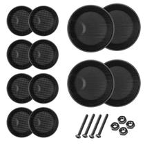 Kit 12 Telas Alto Falante 5 Polegadas Com Parafusos Metálica