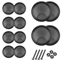 Kit 12 Telas Alto Falante 6 Polegadas Com Parafusos Metálica