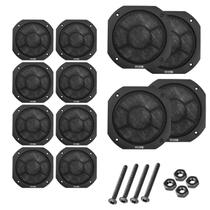 Kit 12 Telas Alto Falante 6 Polegadas Com Parafusos Proteção