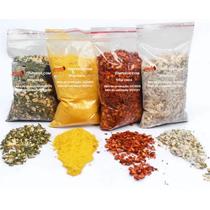 KIT 12 TEMPEROS ZIP LOCK DE 100g CADA TOTALIZANDO 1200g