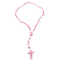 Kit 12 Terços Plástico 5mm Rosa