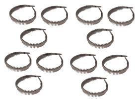 Kit 12 tiaras Glamourosa Dentes Largos pratico casual-chic