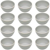 Kit 12 Tigelas de Melamina Bowl Cinza 600ml Class Wolff Sobremesas Porções Sopas Kit 12 Tigelas de Melamina Bowl Cinza 600ml Class Wolff Sobremesas Porções Sopas