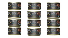 Kit 12 tiki cat after dark frango 80g lata Kit 12 tiki cat after dark frango 80g lata