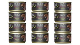 Kit 12 tiki cat after dark frango & carne 80g lt Kit 12 tiki cat after dark frango & carne 80g lt
