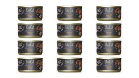Kit 12 tiki cat after dark frango & pato 80g lt