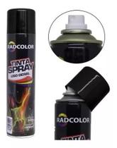 Kit 12 Tinta Spray Uso Geral 400ML Radcolor Preto Brilhante