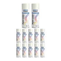 Kit 12 Tinta Spray Uso Geral Branco Brilhante 350ml - Tekbond