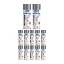 Kit 12 Tinta Spray Uso Geral Grafite 350ml - Tekbond Kit 12 Tinta Spray Uso Geral Grafite 350ml - Tekbond