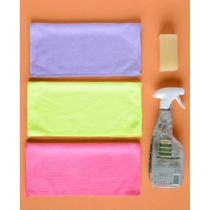 Kit 12 toalha flanela de microfibra de 20x25cm panos de limpeza anti-risco macio - Filó Modas