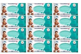 Kit 12 Toalha Umed. Personalidade Baby Plus 100Un - Eurofral