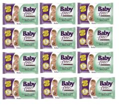 Kit 12 Toalha Umedecida Baby Free Com 50Unidades-Qualybless Kit 12 Toalha Umedecida Baby Free Com 50Unidades-Qualybless