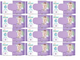 Kit 12 Toalha Umedecida Meu Bebe Soft Com 100Un Hygieline