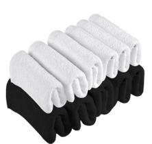 Kit 12 Toalhas de Rosto Para Salão Beleza 100% Algodão 40 x 65 cm Branca Preta Kit 12 Toalhas de Rosto Para Salão Beleza 100% Algodão 40 x 65 cm Branca Preta