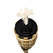 Kit 12 tochas de bambu 100cm festa tematica decoração