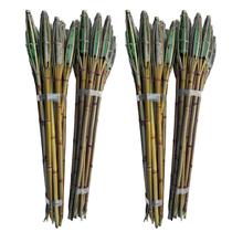 Kit 12 Tochas De Bambu Iluminação Decoração Luau Festa 130cm