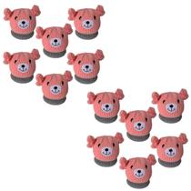 kit 12 toucas gorro infantil de pompom bichinho para menino menina forrada escolha a sua kit 12 toucas gorro infantil de pompom bichinho para menino menina forrada escolha a sua