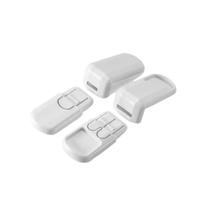 Kit 12 Travas ABS Para Gavetas Armários Proteção Infantil