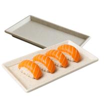 Kit 12 Travessa Retangular 22cm Creme Mesclado Sapporo Kit 12 Travessa Retangular 22cm Creme Mesclado Sapporo