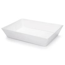 Kit 12 Travessas Brancas 4L Melamina para Servir Buffet Restaurante Profissional Haus Concept Kit 12 Travessas Brancas 4L Melamina para Servir Buffet Restaurante Profissional Haus Concept