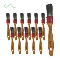 Kit 12 Trincha Pincel 317 Gold Gris 1 Polegadas - Roma Kit 12 Trincha Pincel 317 Gold Gris 1 Polegadas - Roma