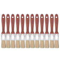Kit 12 Trincha Pincel Verniz E Stain Atlas 3/4 Polegada 396