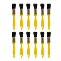 Kit 12 Trinchas 304 1 Polegada Cerdas Pretas