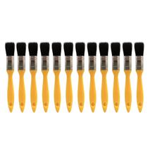 Kit 12 Trinchas 304 3/4 Polegada Cerdas Pretas