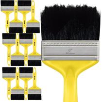 Kit 12 Trinchas Pinceis Tigre Janela Portão Escada Esmalte Óleo Pintura Metais Média 10,16cm 4” 519 Polegadas Filamento Cerdas Sintéticas Preta Kit 12 Trinchas Pinceis Tigre Janela Portão Escada Esmalte Óleo Pintura Metais Média 10,16cm 4” 519 Polegadas Filamento Cerdas Sintéticas Preta