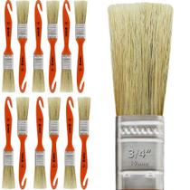 Kit 12 Trinchas Pinceis Tigre Porta Móveis Madeira Verniz Cabo Plástico Cerdas Animais Brancas Natural Pelos Pequena 1,90cm 3/4" Polegadas 696 Kit 12 Trinchas Pinceis Tigre Porta Móveis Madeira Verniz Cabo Plástico Cerdas Animais Brancas Natural Pelos Pequena 1,90cm 3/4" Polegadas 696