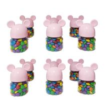 Kit 12 Tubetes Rosa Lembrancinha de Aniversário e Festas